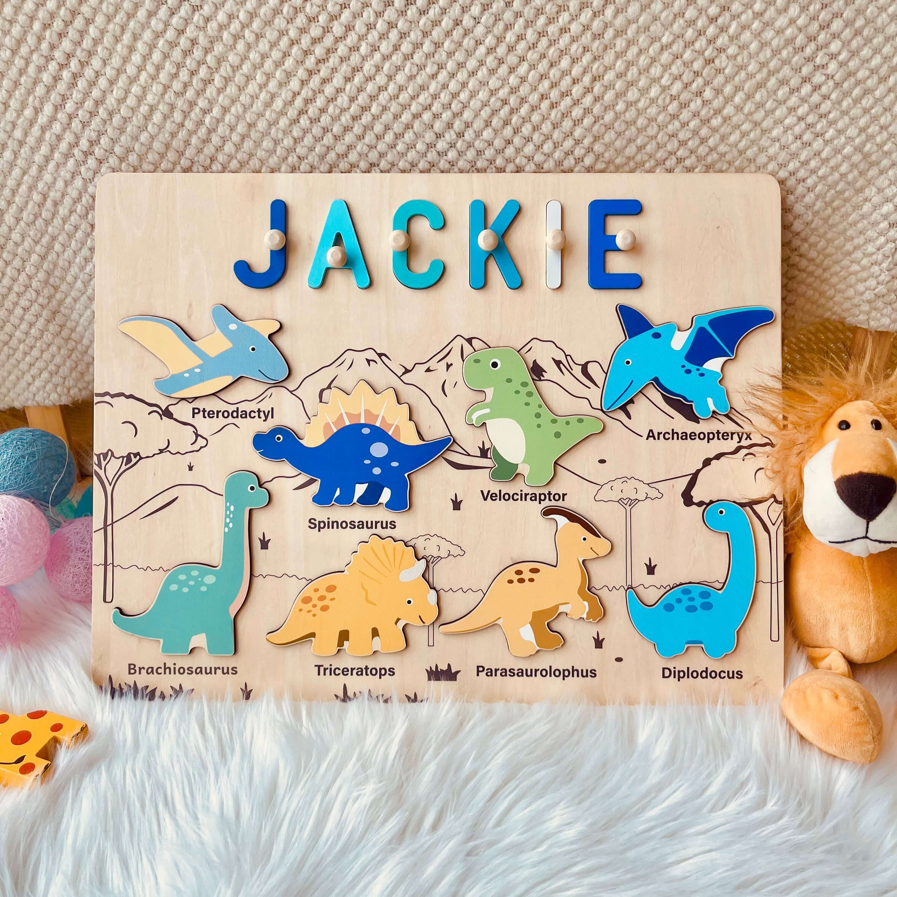Personalized Dinosaur Name Puzzle - Image 5