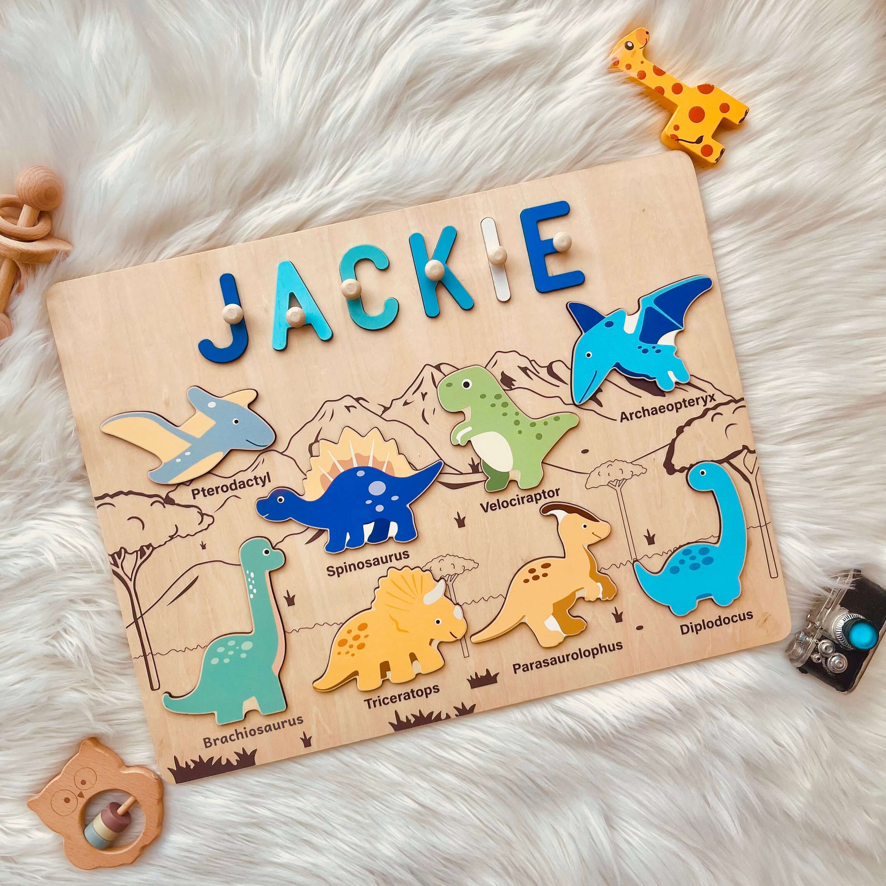 Personalized Dinosaur Name Puzzle - Image 6