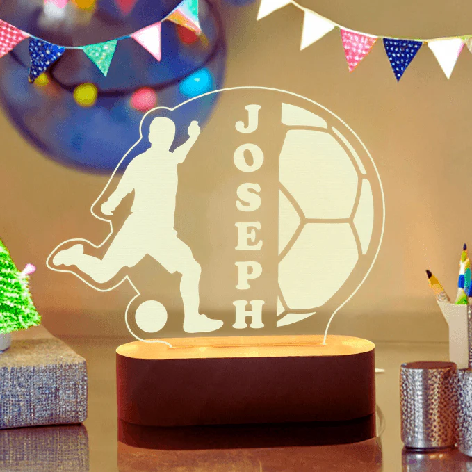 Personalized Sportsmen Night Light For Boys - Image 2