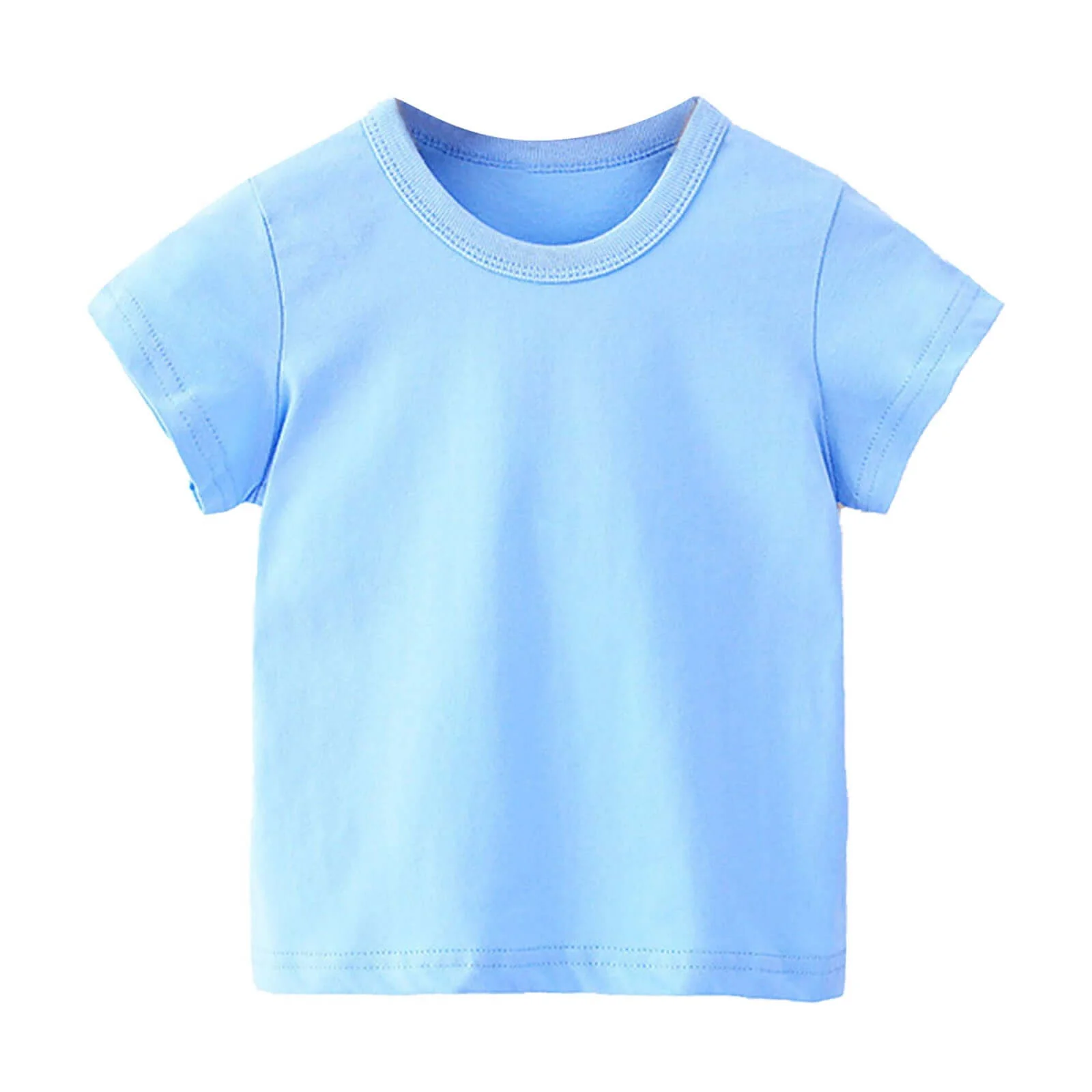 Personalized Toddler Patch Milky Blue T-shirt - Image 6