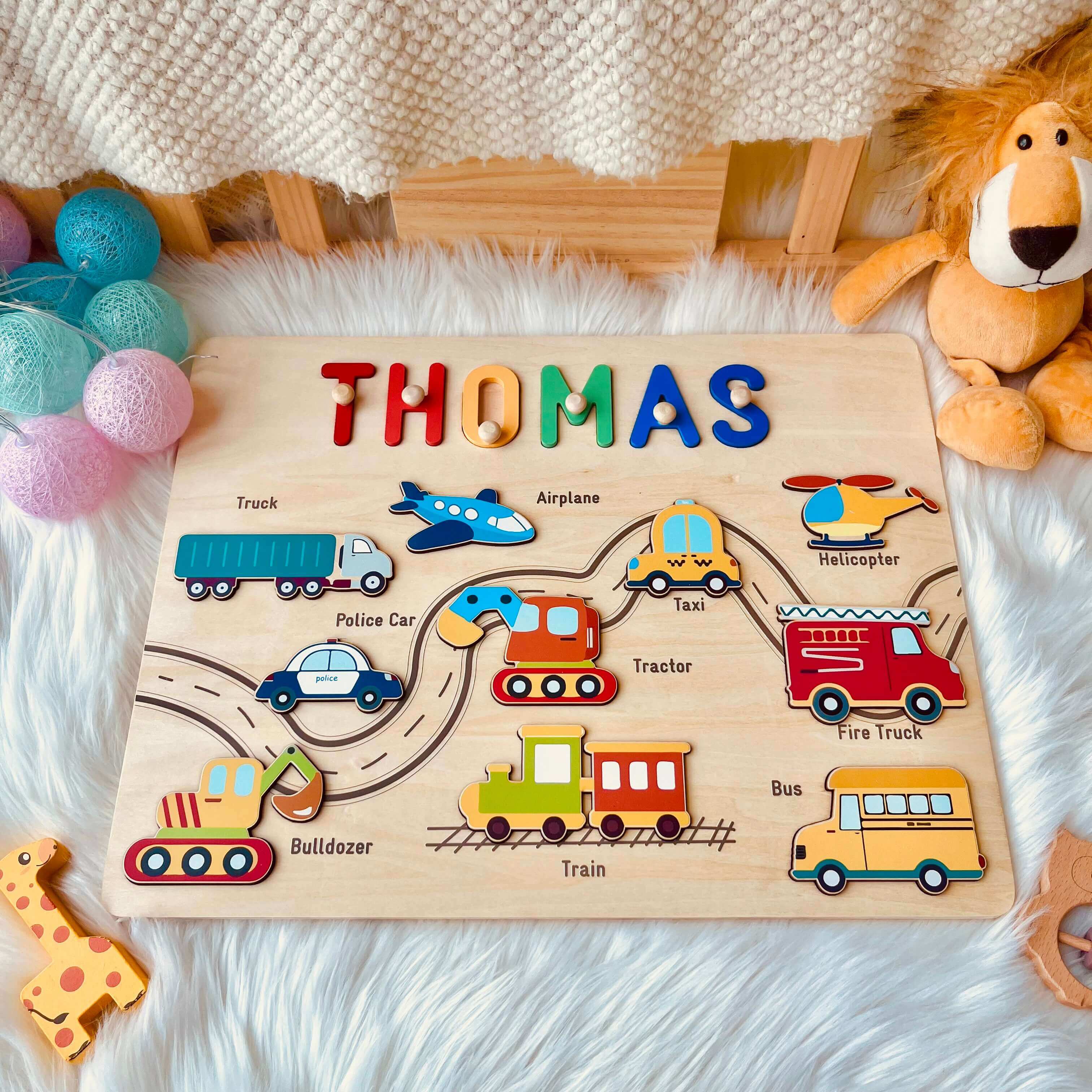 Personalized Traffic Name Puzzle - Image 3