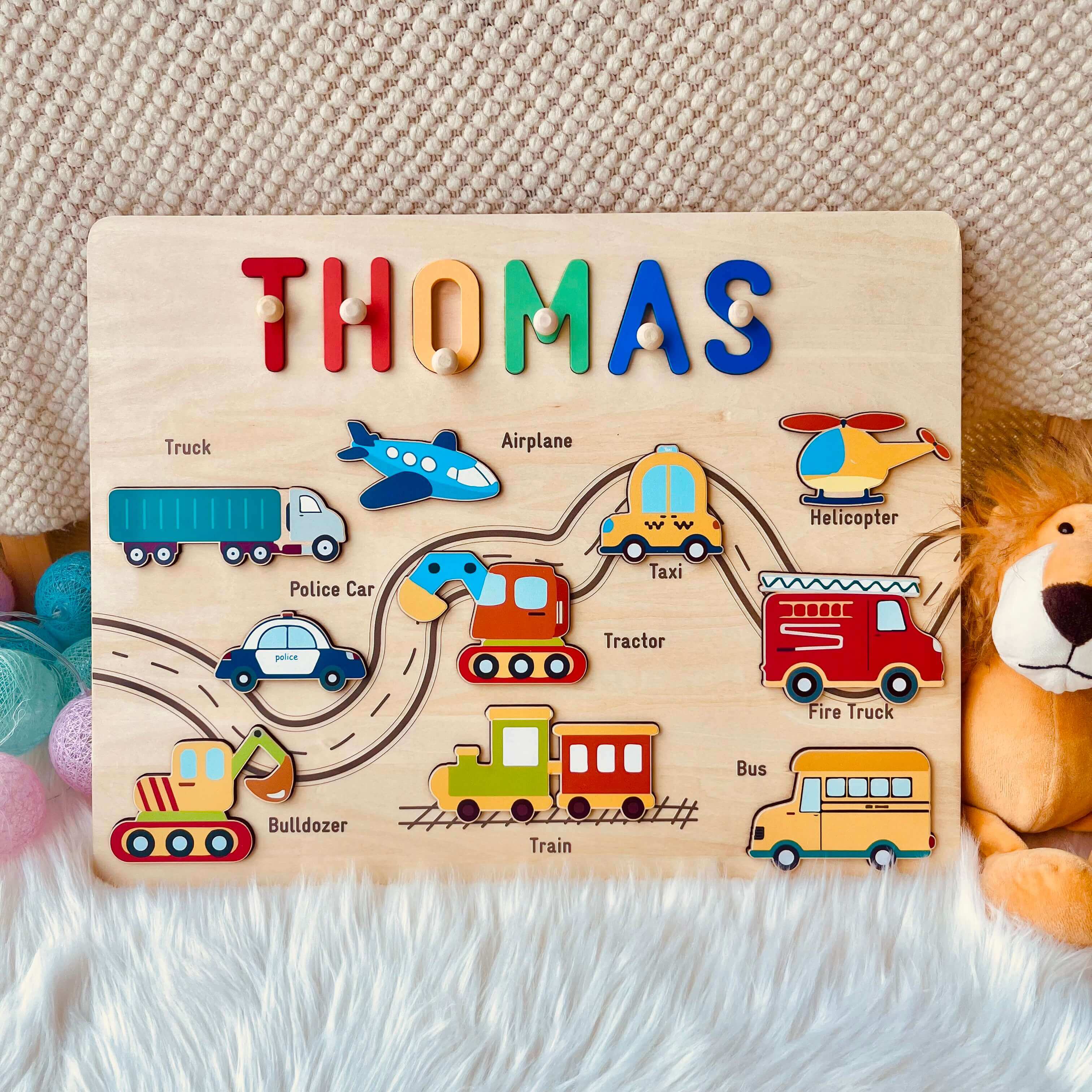 Personalized Traffic Name Puzzle - Image 5