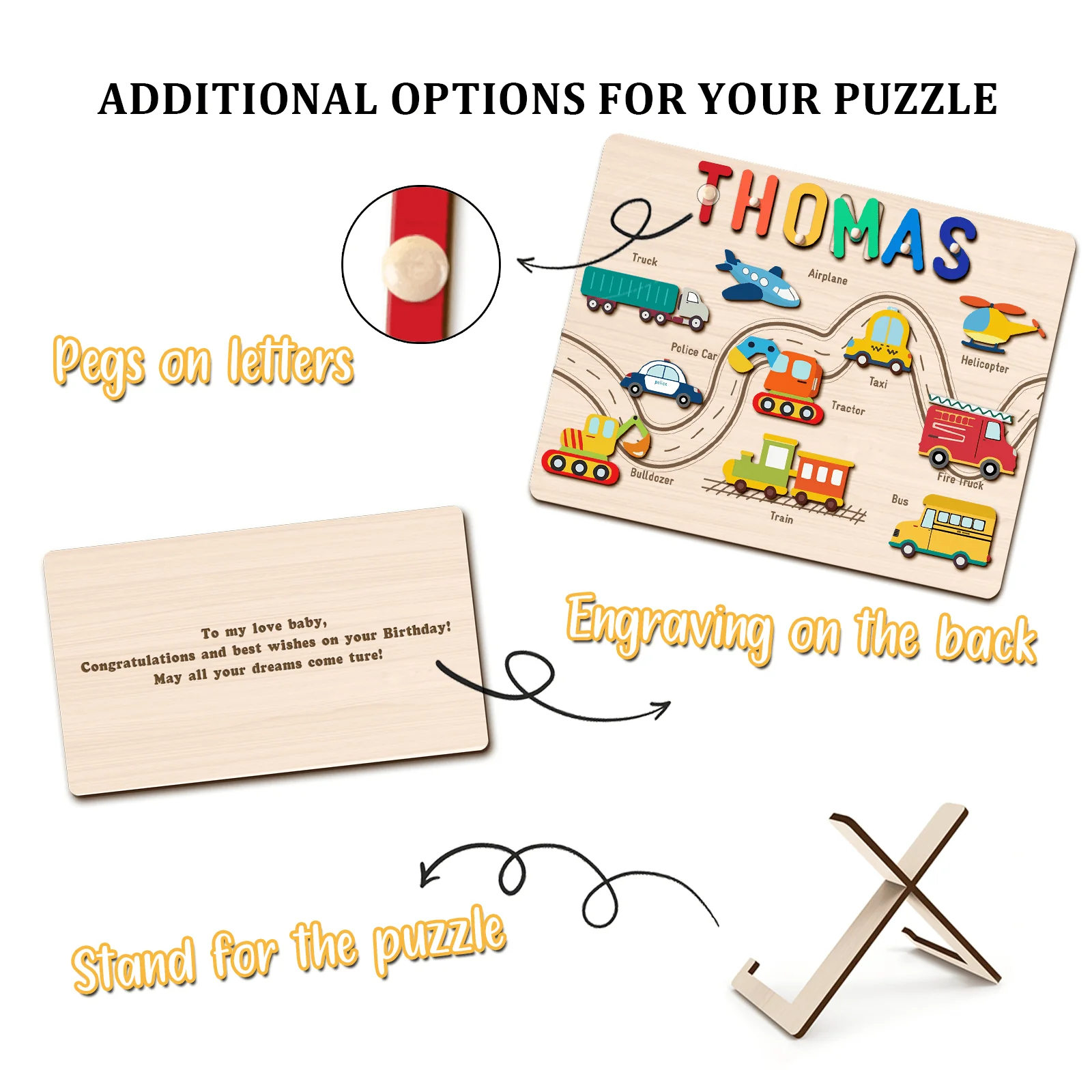 Personalized Traffic Name Puzzle - Image 7
