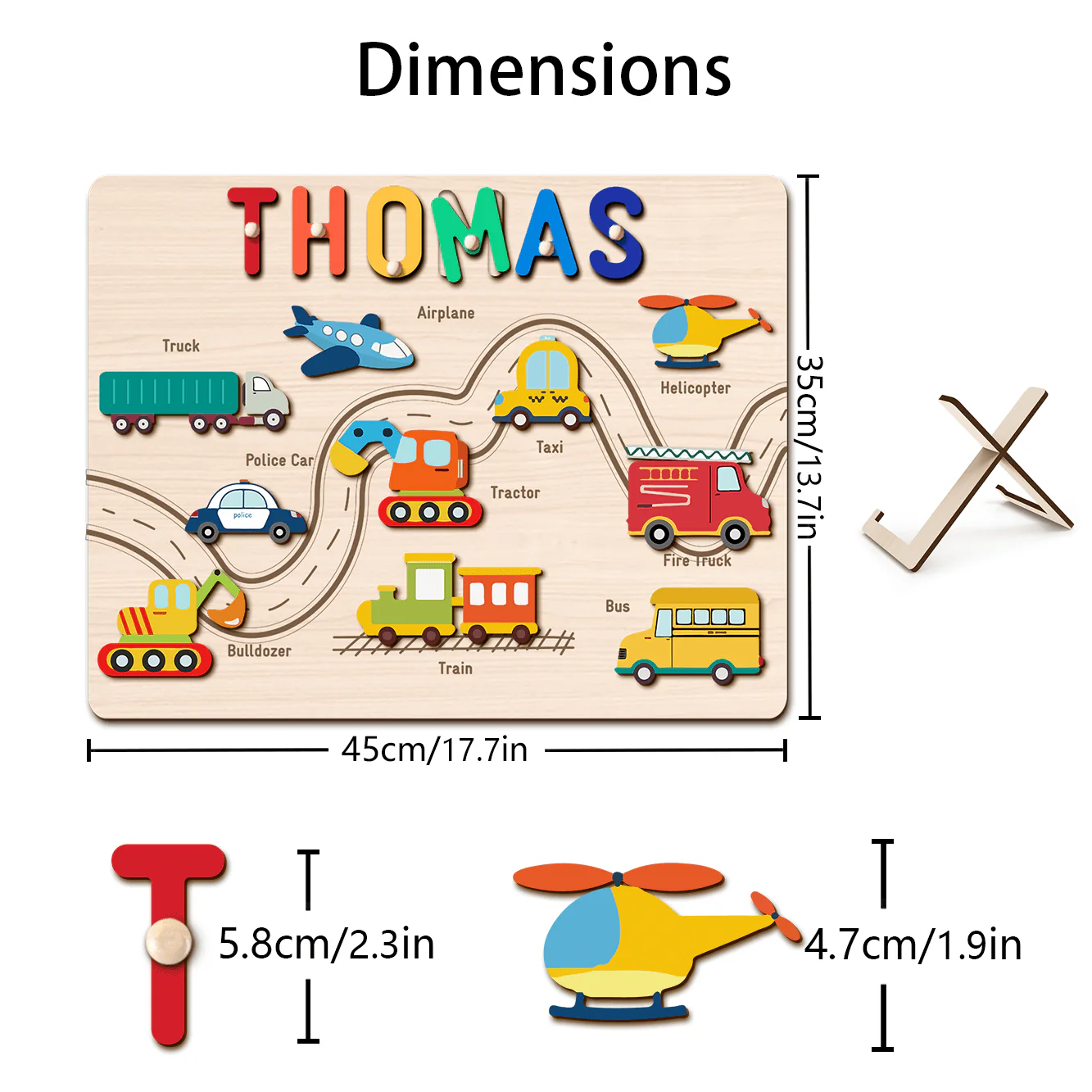 Personalized Traffic Name Puzzle - Image 8