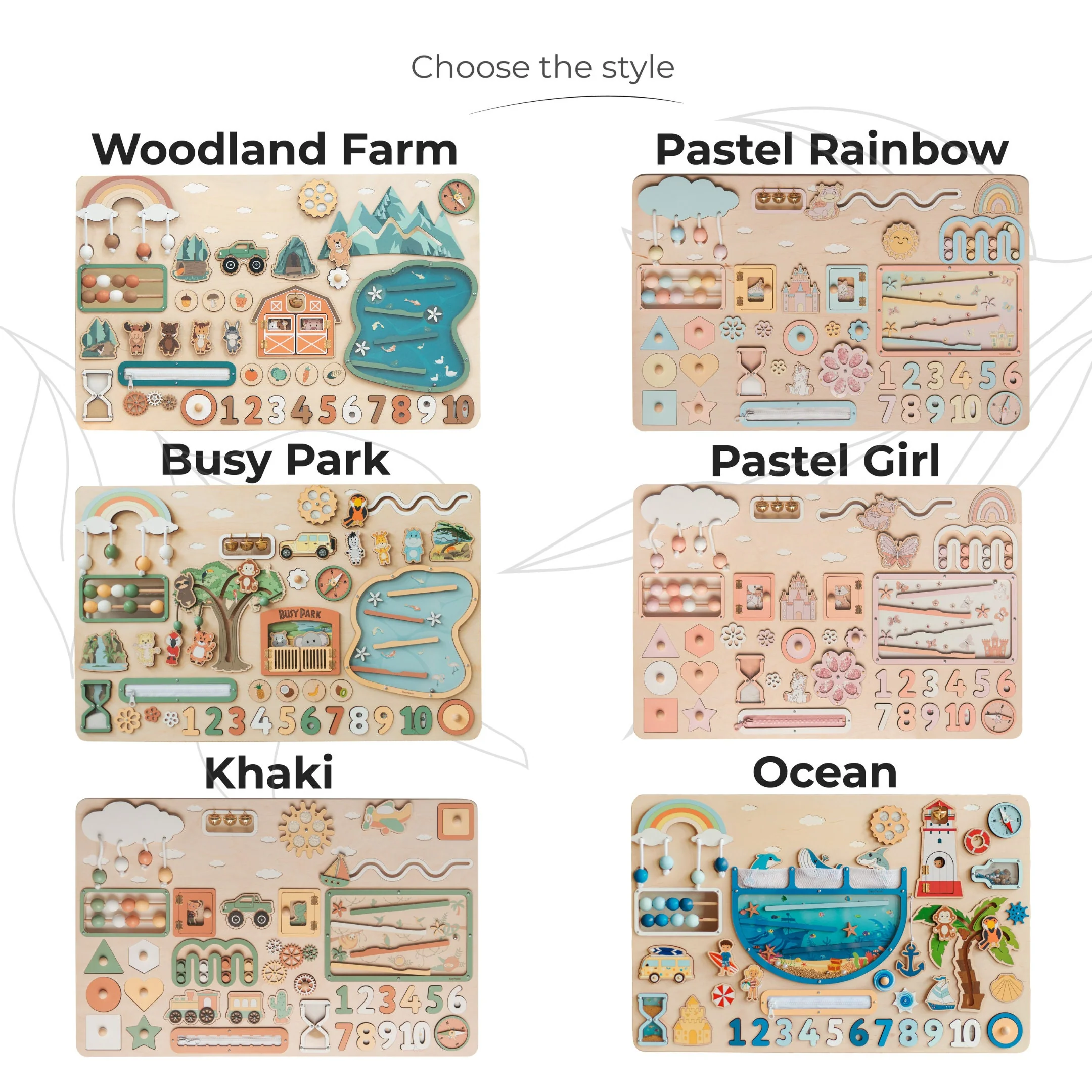 Personalized Wooden Activity Board for Kids - Image 2