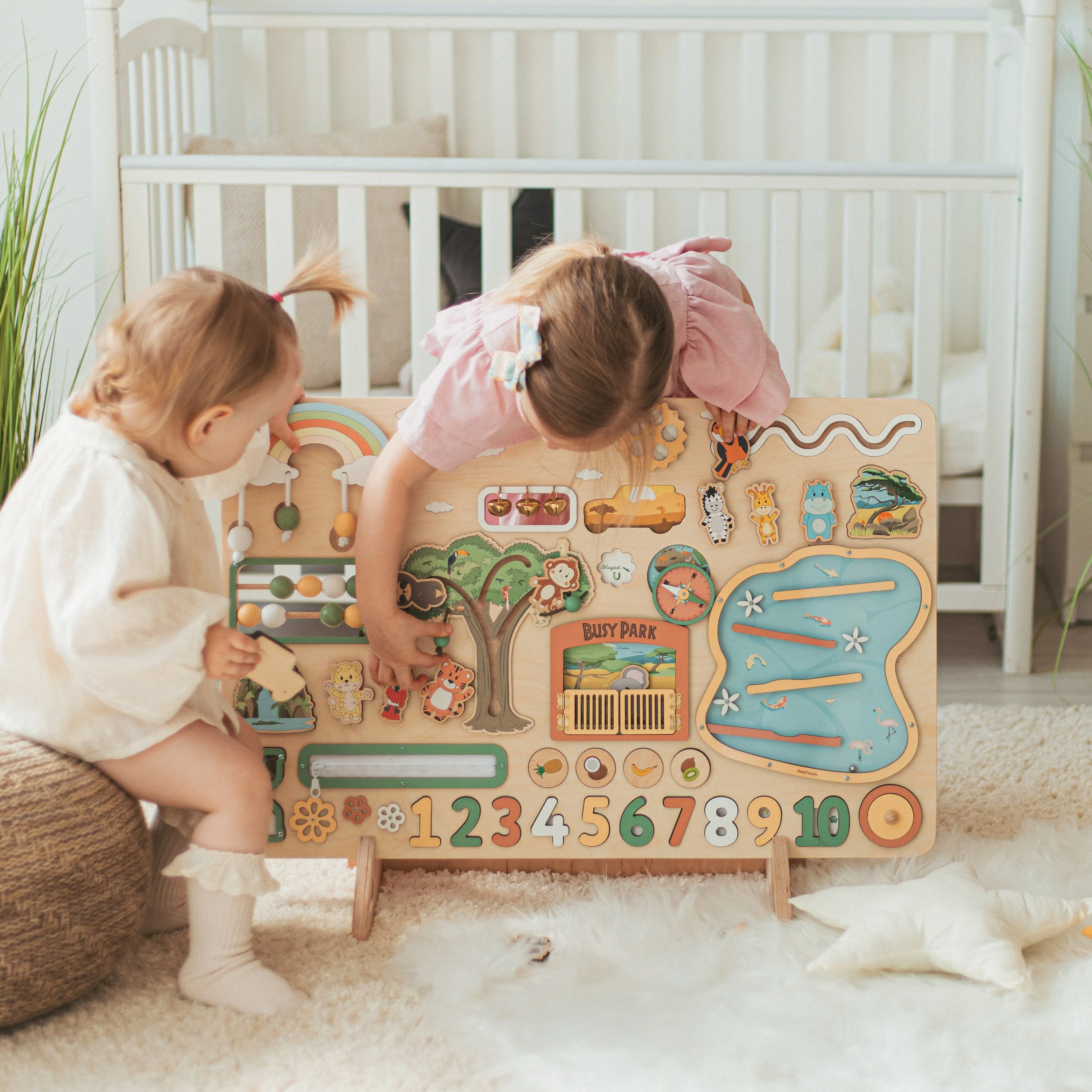 Personalized Wooden Activity Board for Kids - Image 7