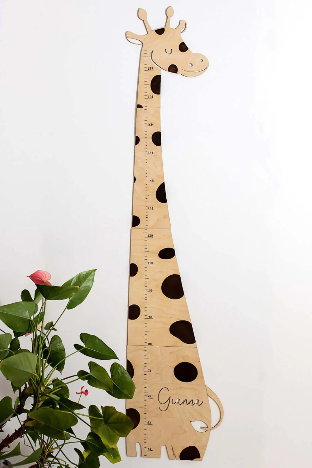 Personalized Wooden Giraffe Growth Chart Nursery Decor - Image 6