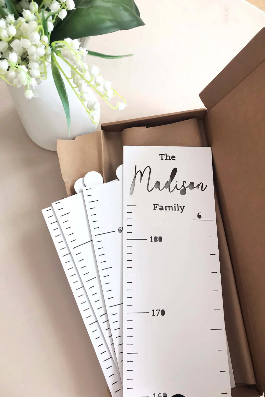 Personalized Wooden Growth Chart Kids Room Decor - Image 4