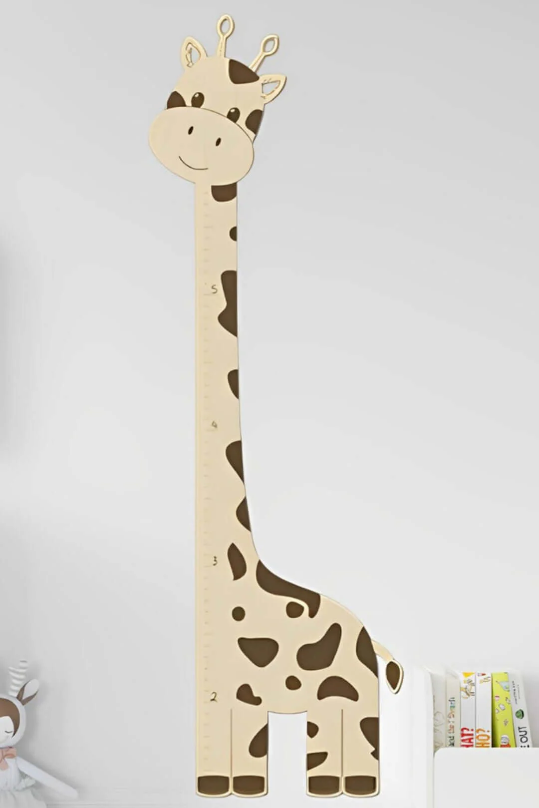 Wooden Giraffe Growth Chart Ruler for Kids - Image 5