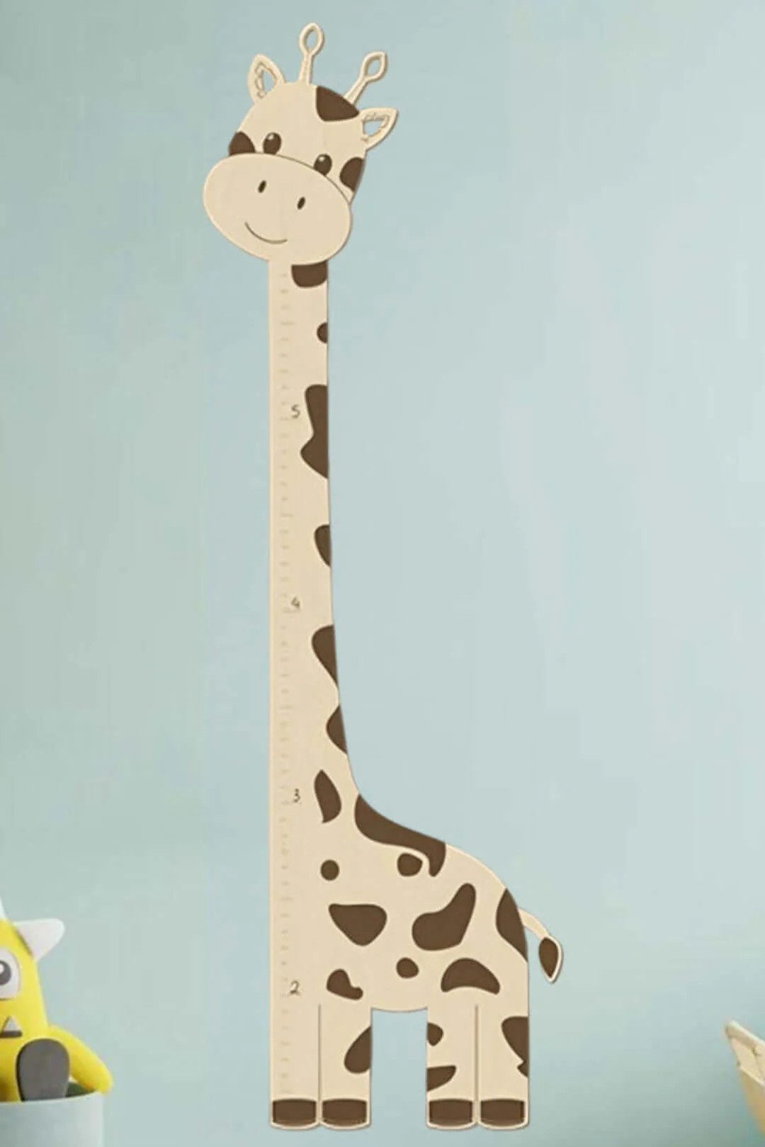 Wooden Giraffe Growth Chart Ruler for Kids - Image 6