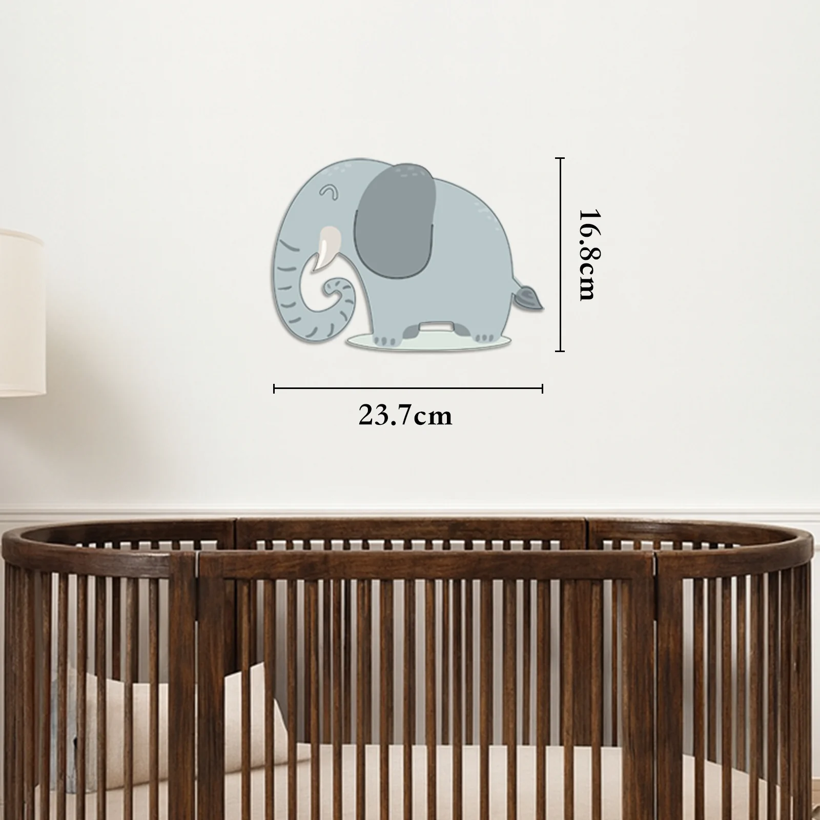Personalized Wooden Baby's Room Wall Light Set-Forest Theme - Image 6