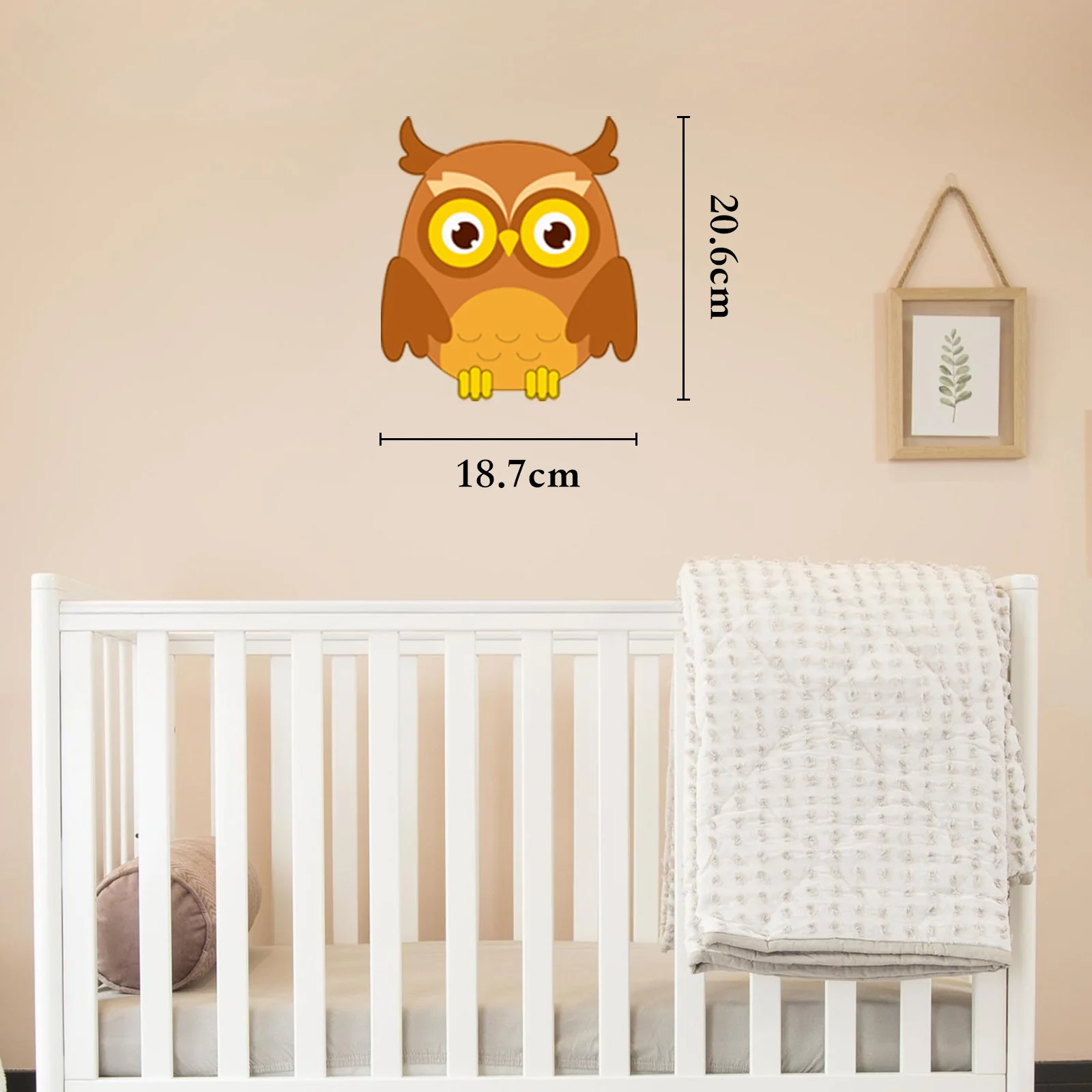 Personalized Wooden Baby's Room Wall Light Set-Sky Animal Theme - Image 6