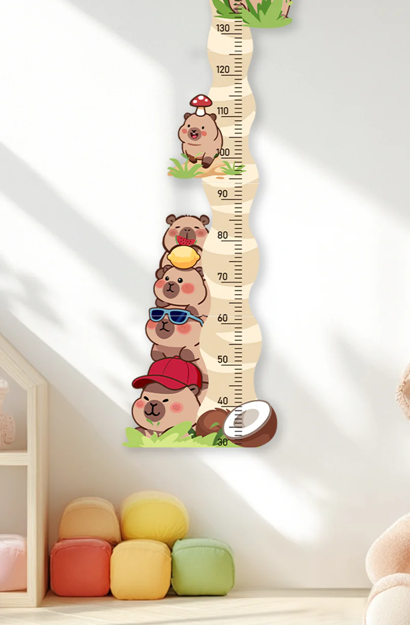 Personalized Wooden Coconut Bear Growth Chart - Image 8