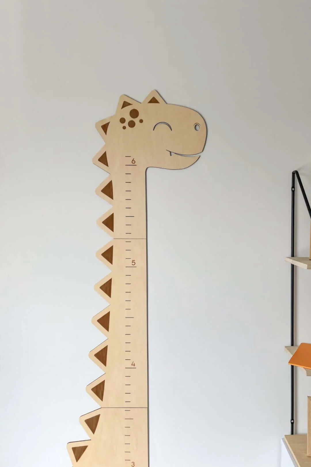Personalized Wooden Dinosaur Growth Chart Ruler - Image 5