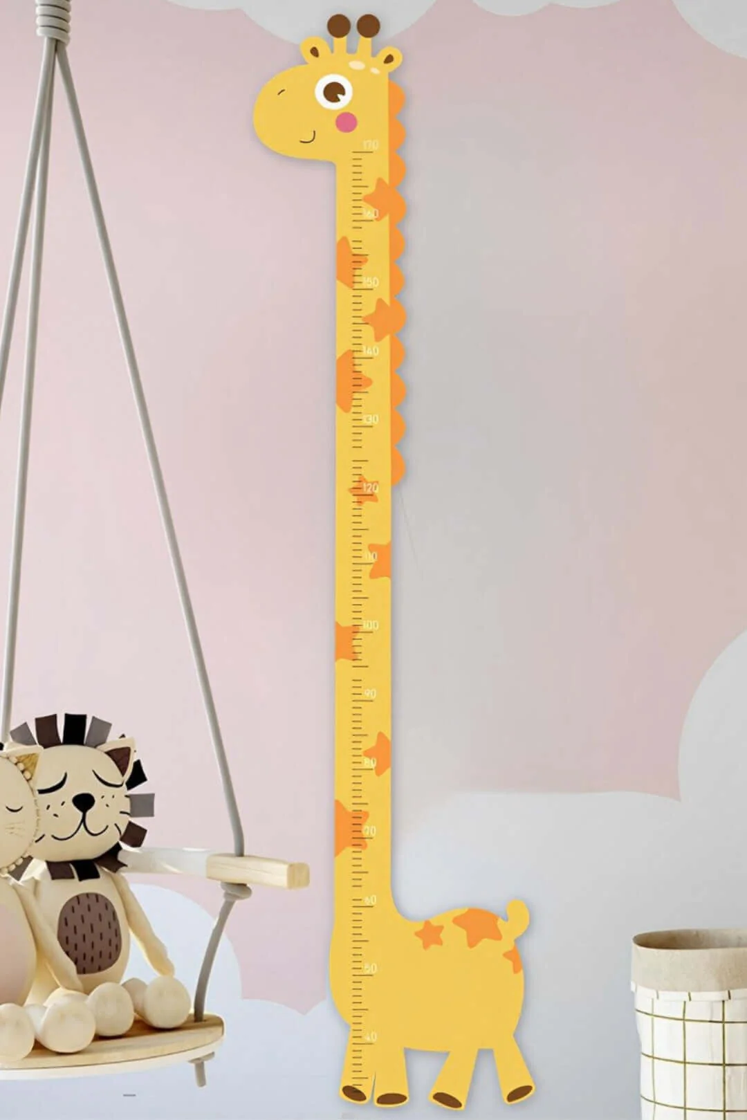Personalized Wooden Giraffe Growth Chart Ruler - Image 2