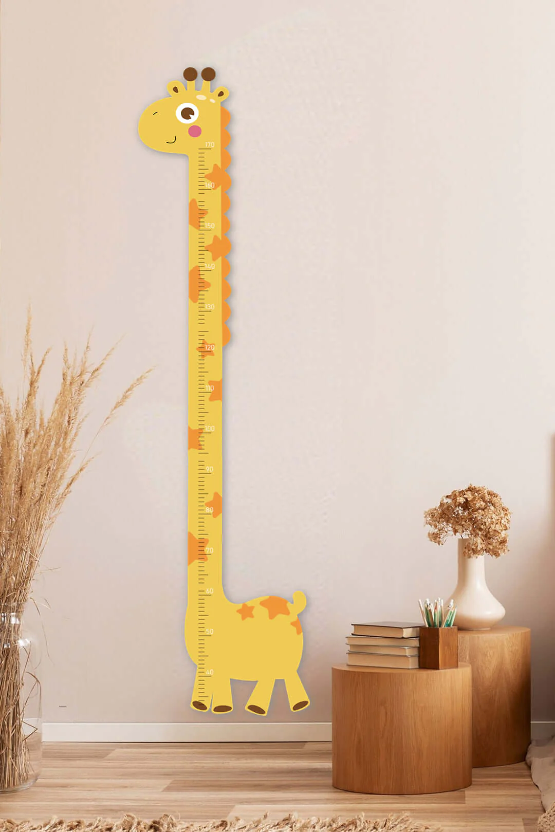 Personalized Wooden Giraffe Growth Chart Ruler - Image 3