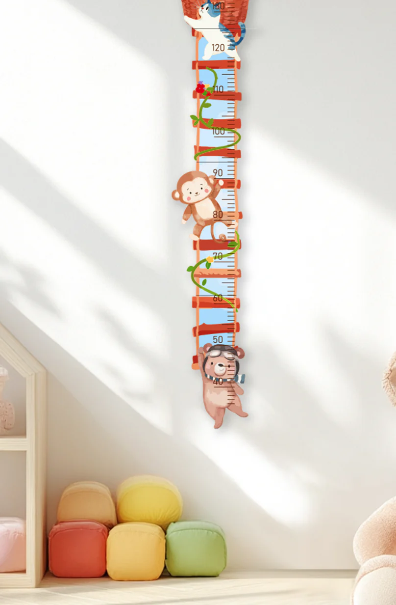 Personalized Wooden Hot Air Balloon Growth Chart - Image 4