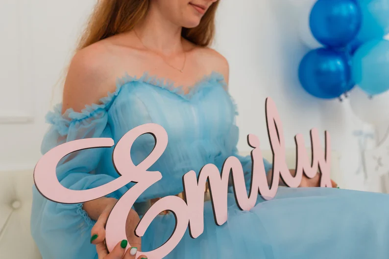 Personalized Wooden Name Sign for Wall Decor - Image 3