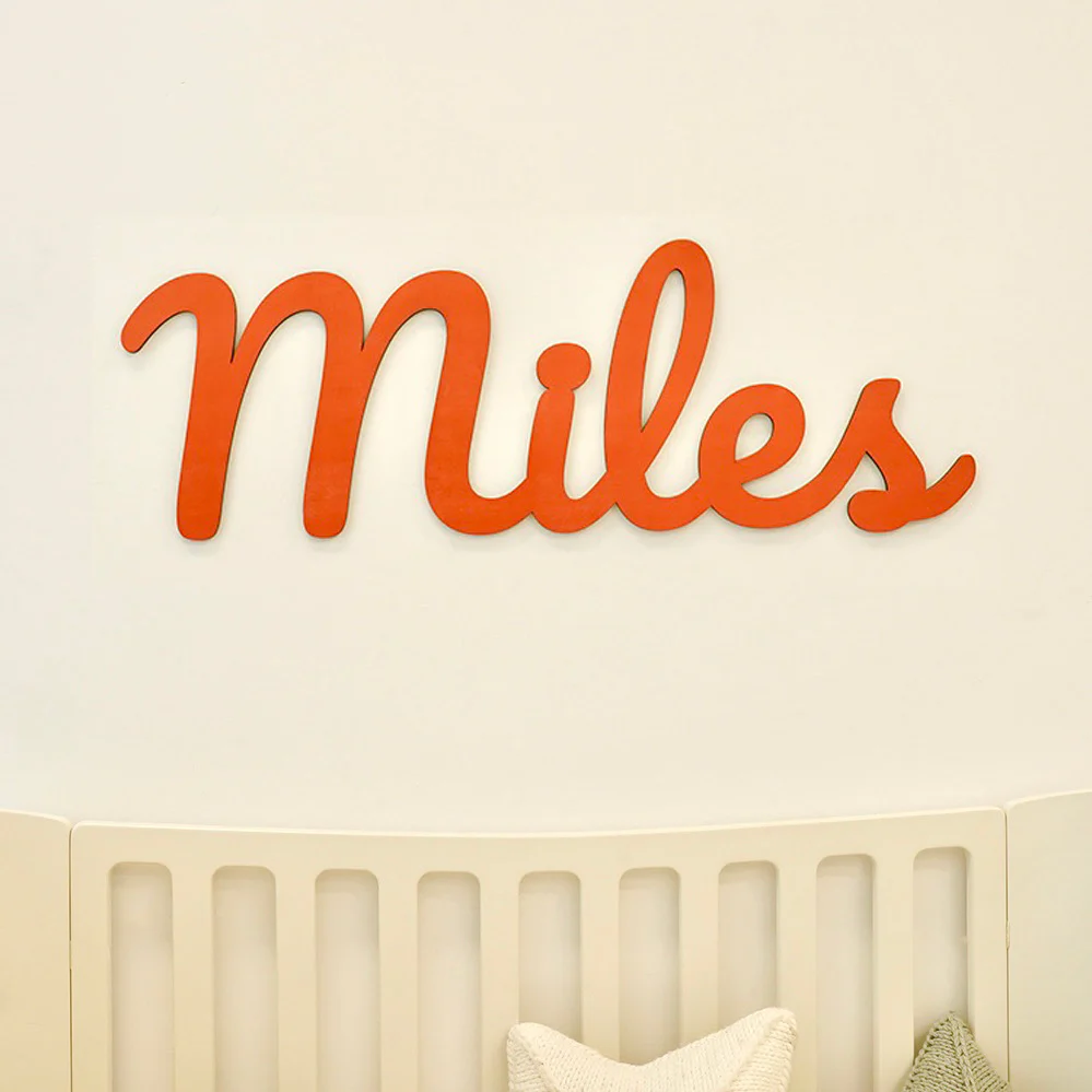 Personalized Wooden Name Sign for Wall Decor - Image 8