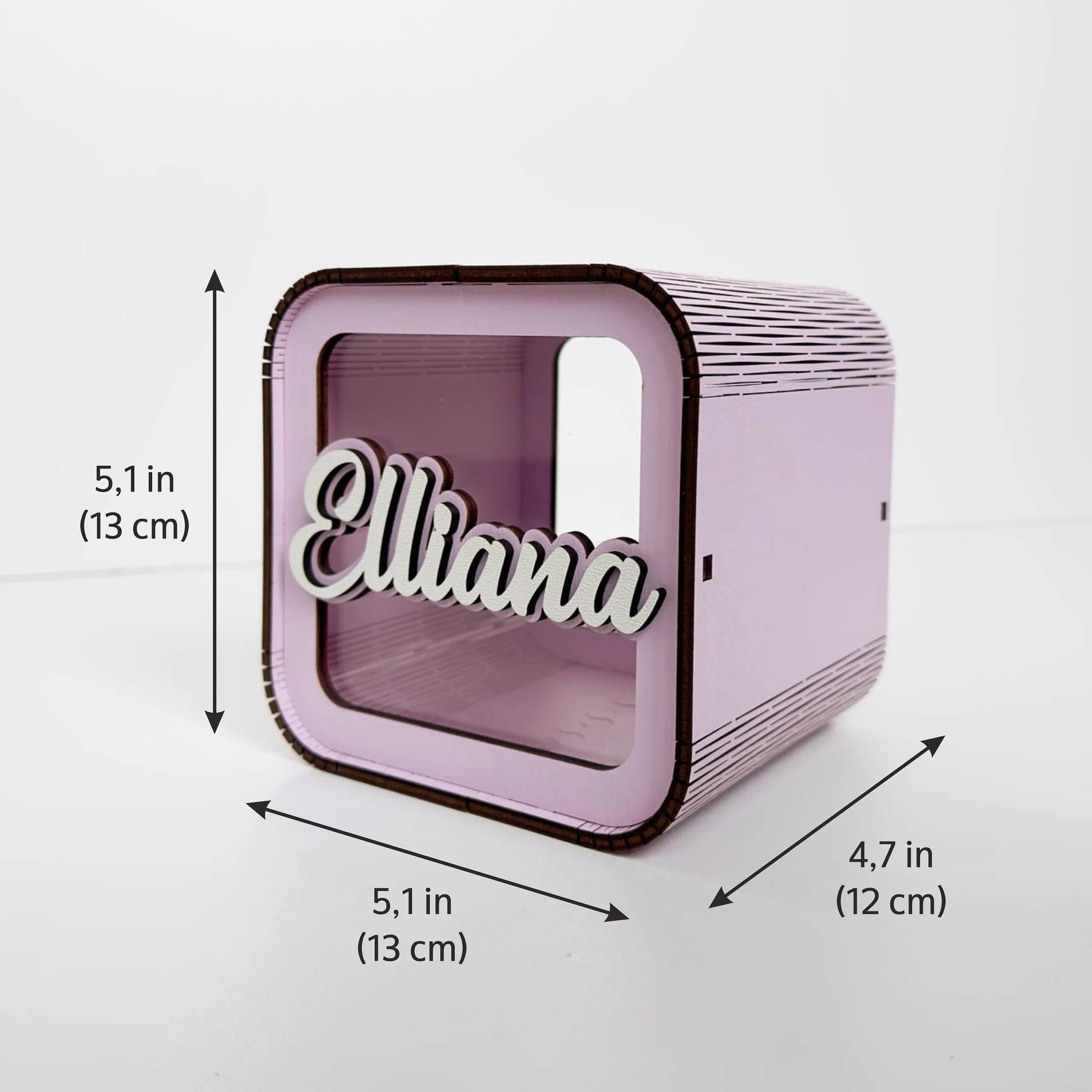 Personalized Wooden Piggy Bank for Kids - Image 7
