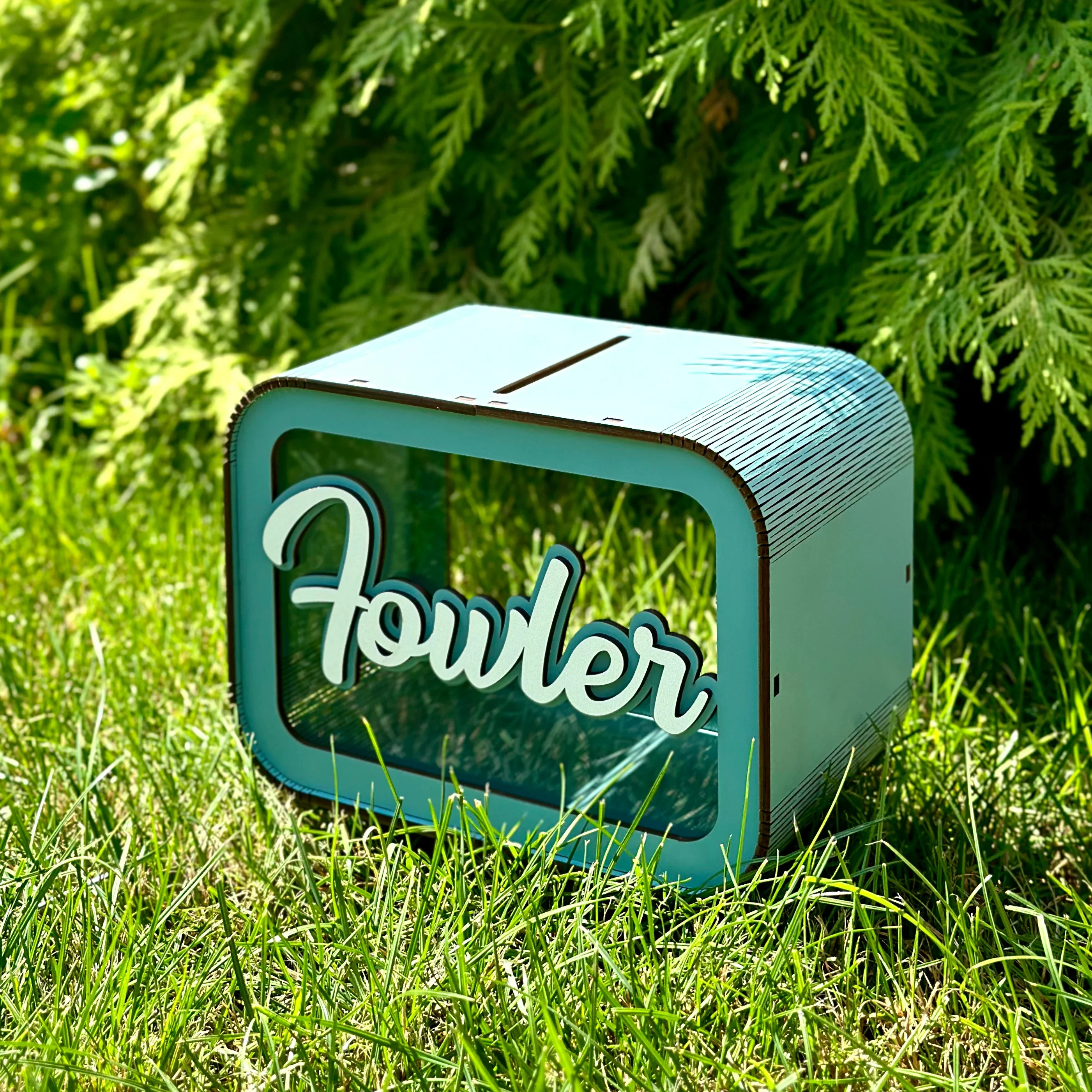 Personalized Wooden Piggy Bank for Kids - Image 3