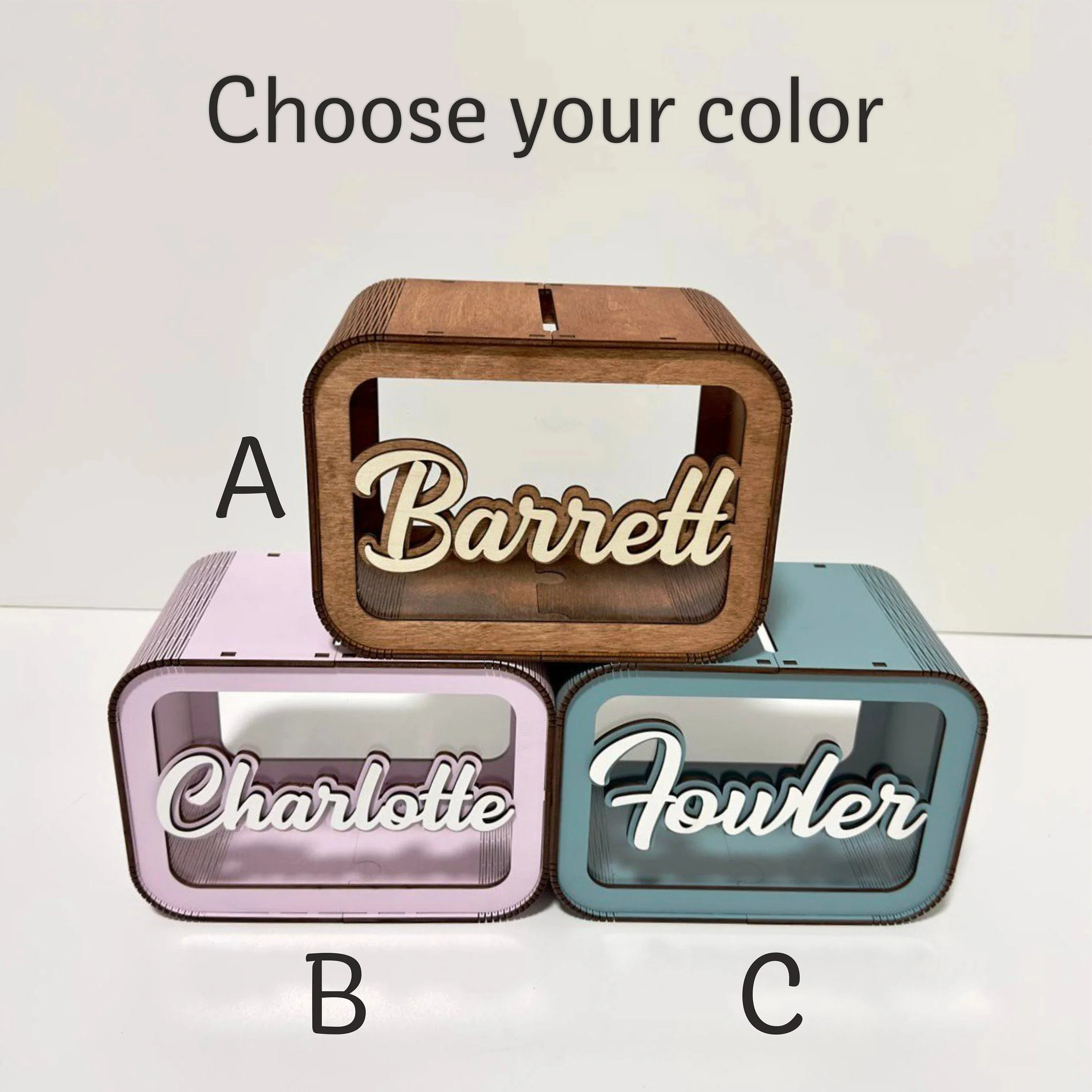 Personalized Wooden Piggy Bank for Kids - Image 5