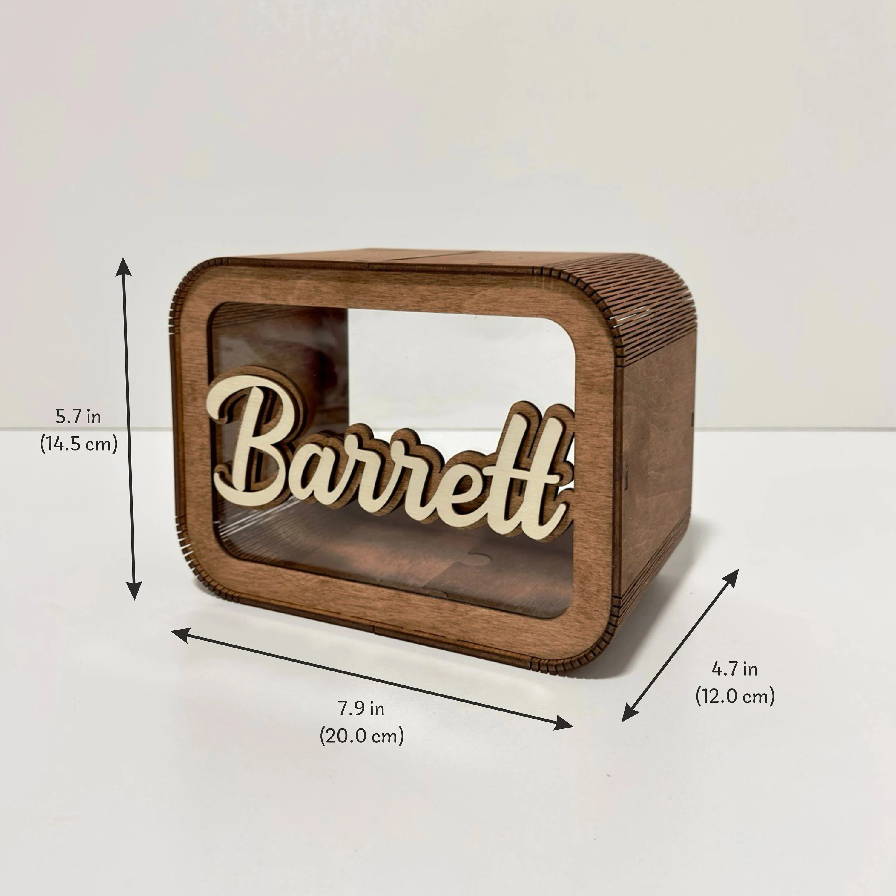 Personalized Wooden Piggy Bank for Kids - Image 6