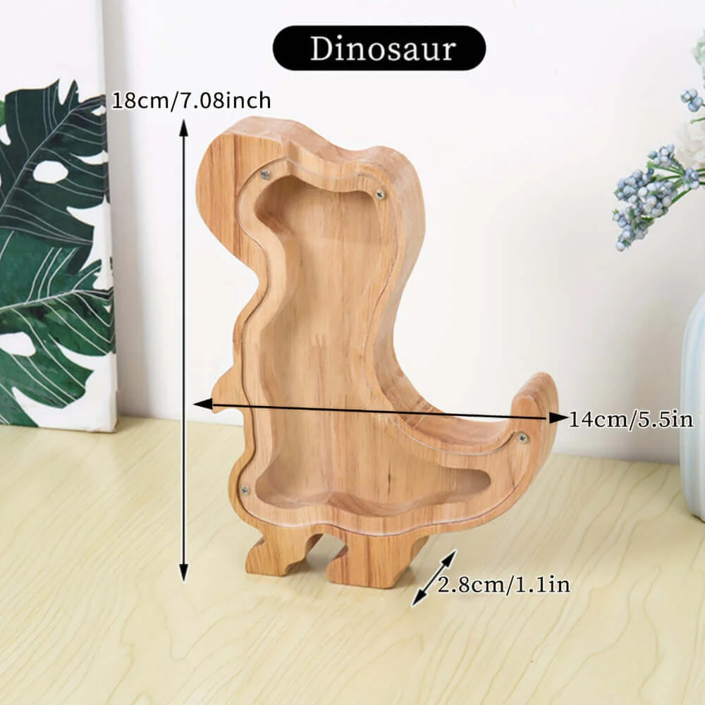 Personalized Wooden Piggy Bank For Kids - Image 5