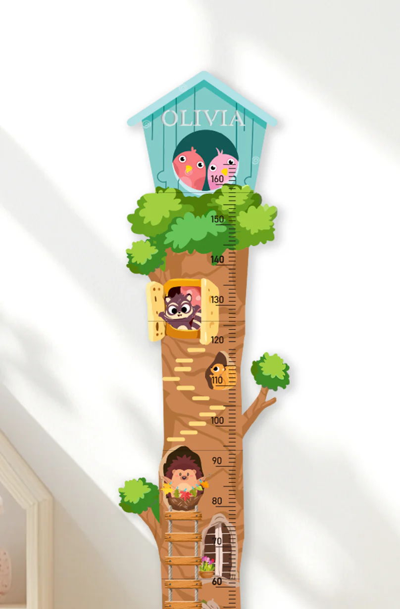 Personalized Wooden Treehouse Growth Chart - Image 8