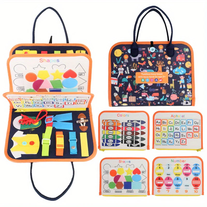 Preschool activities for learning fine motor skills, toddler board puzzle toys - Image 3