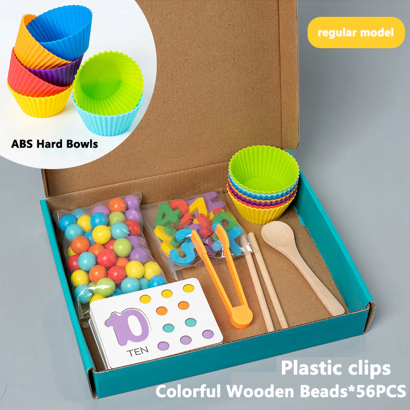 Puzzle Clip Beads Arithmetic Game Cognitive Matching Puzzle - Image 6