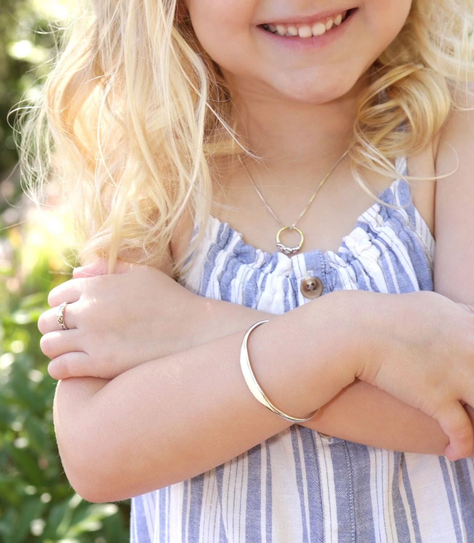 S925 Personalized Kids Name Bangle - Image 5