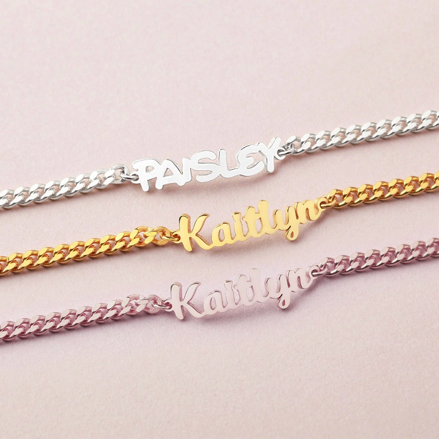 S925 Personalized Kids Name Bracelet - Image 2