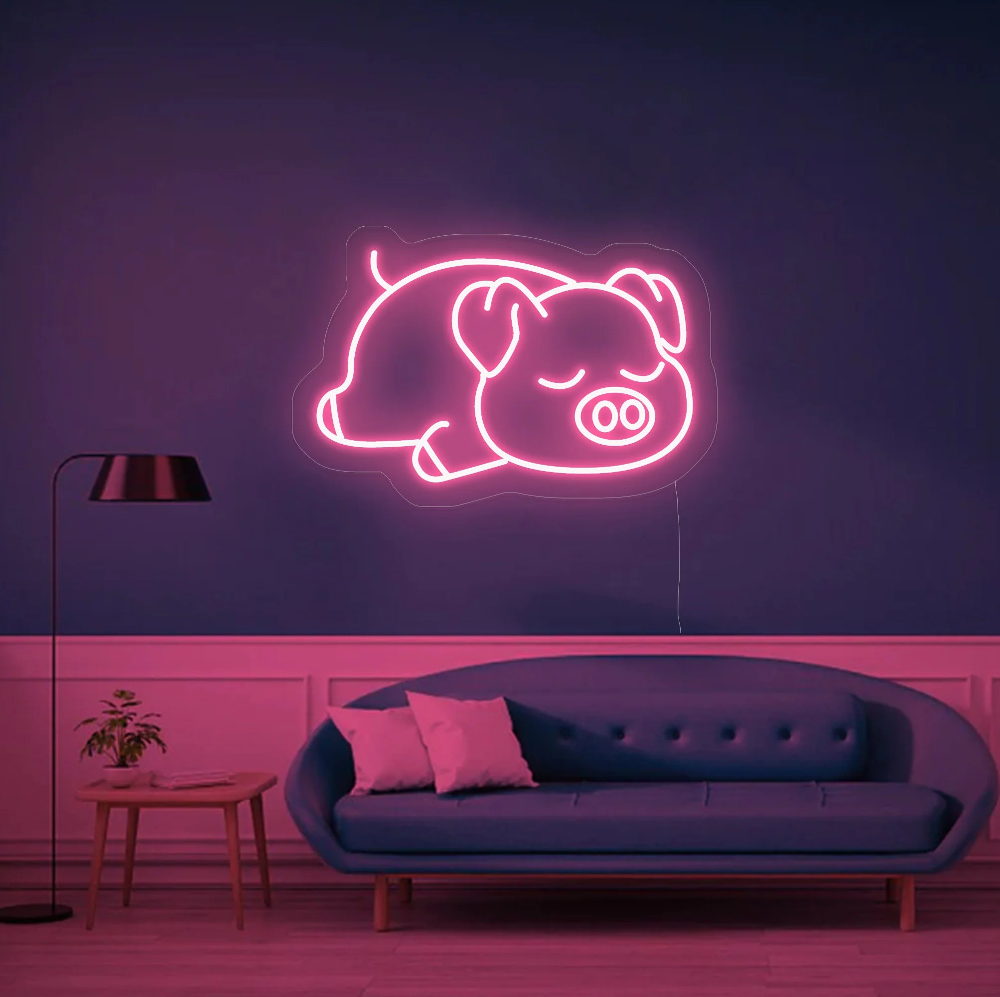 Sleeping Pig Neon Sign - Image 2