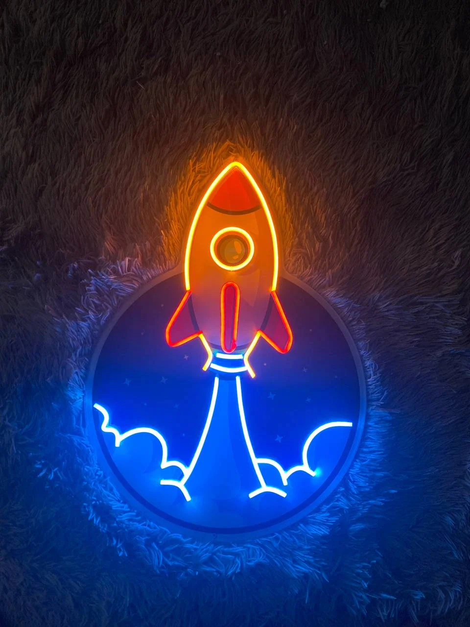 Space Rocket Neon Sign - Image 4