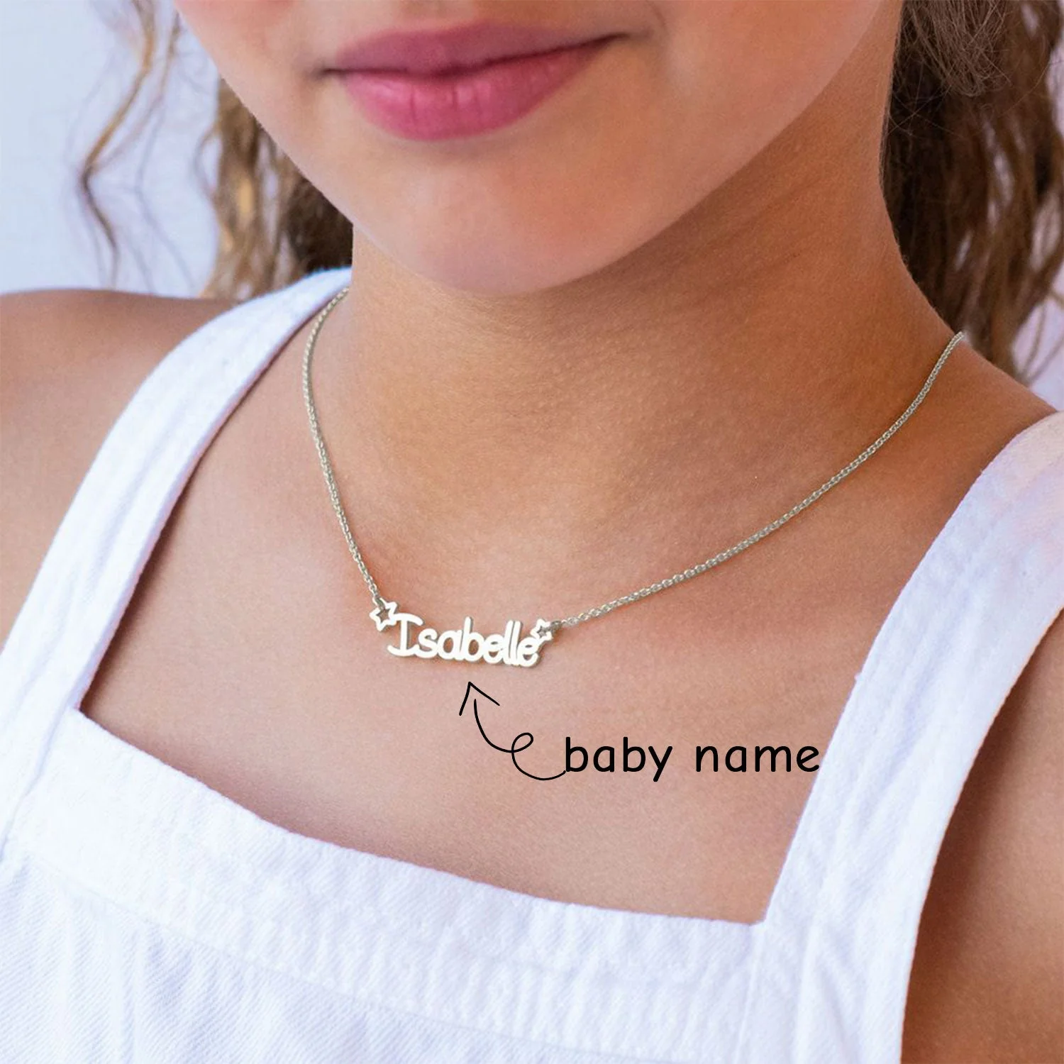 Star Elements Name Necklace - Image 3