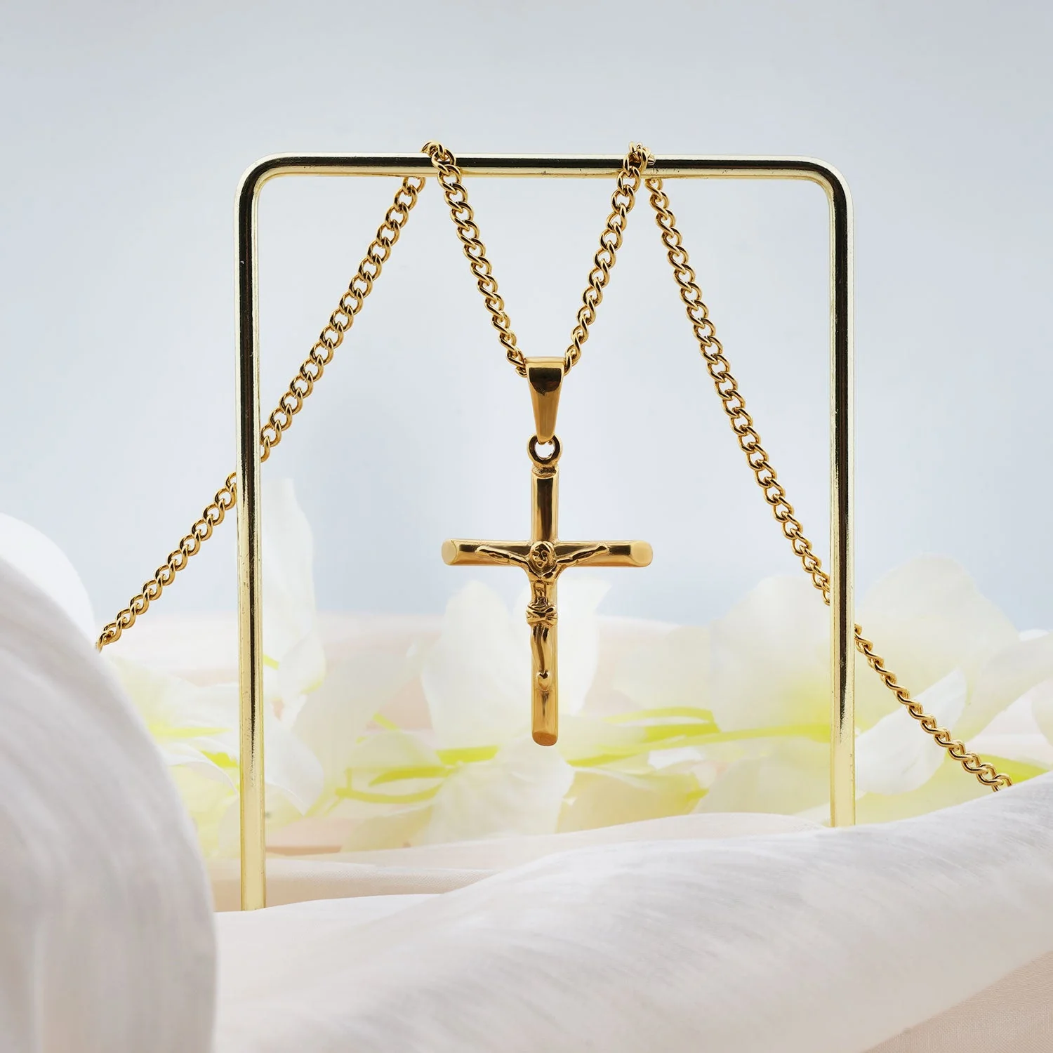 Sterling Silver Cross Kids Necklace - Image 5