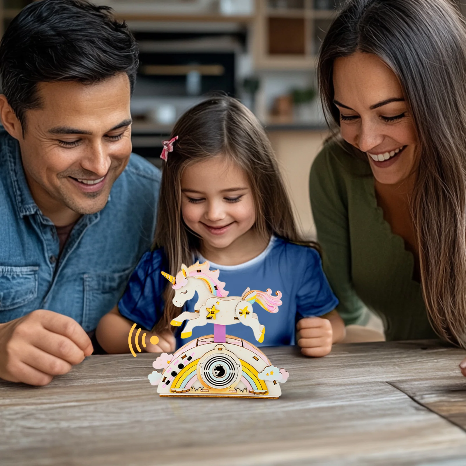 Strolling Unicorn – 3D DIY Wooden Puzzle Recorder - Image 5