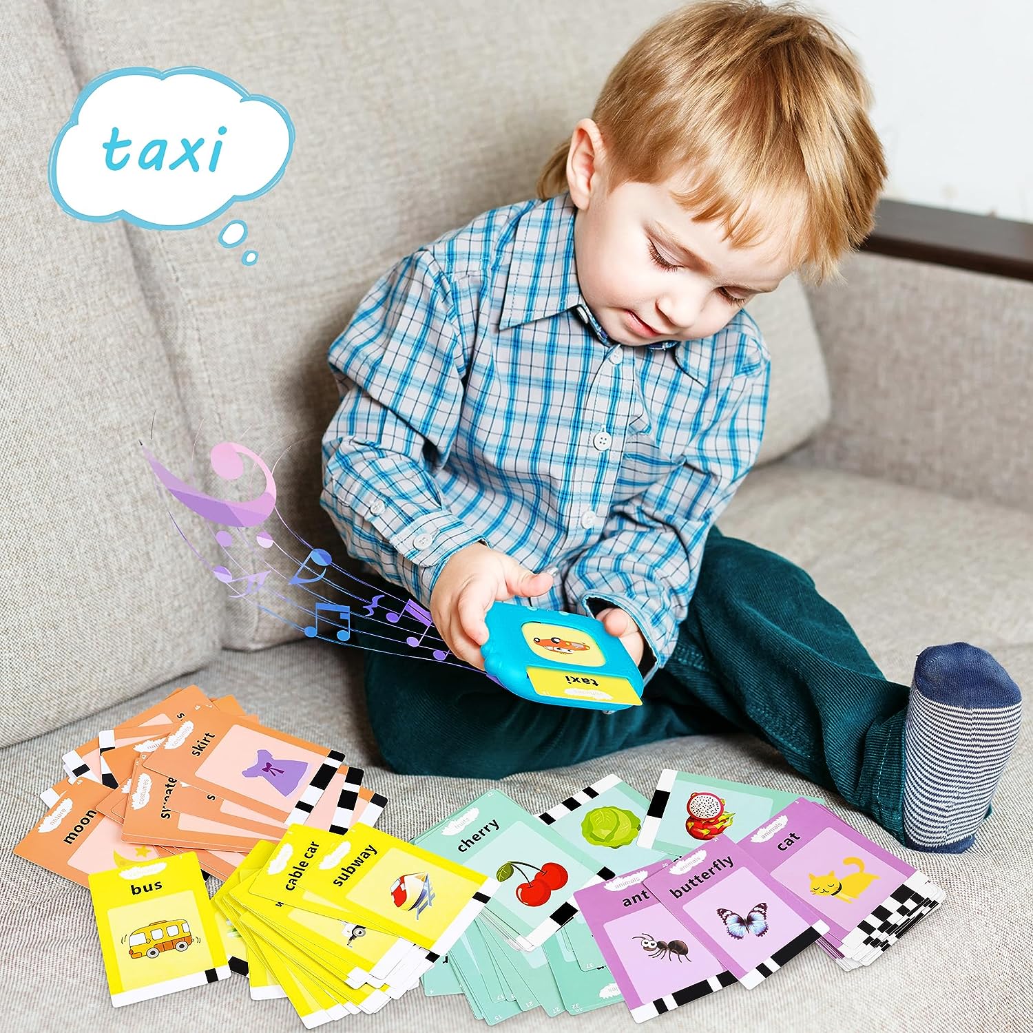 Talking Educational Toys Flash Card Machine With 224 Sight Words - Image 6