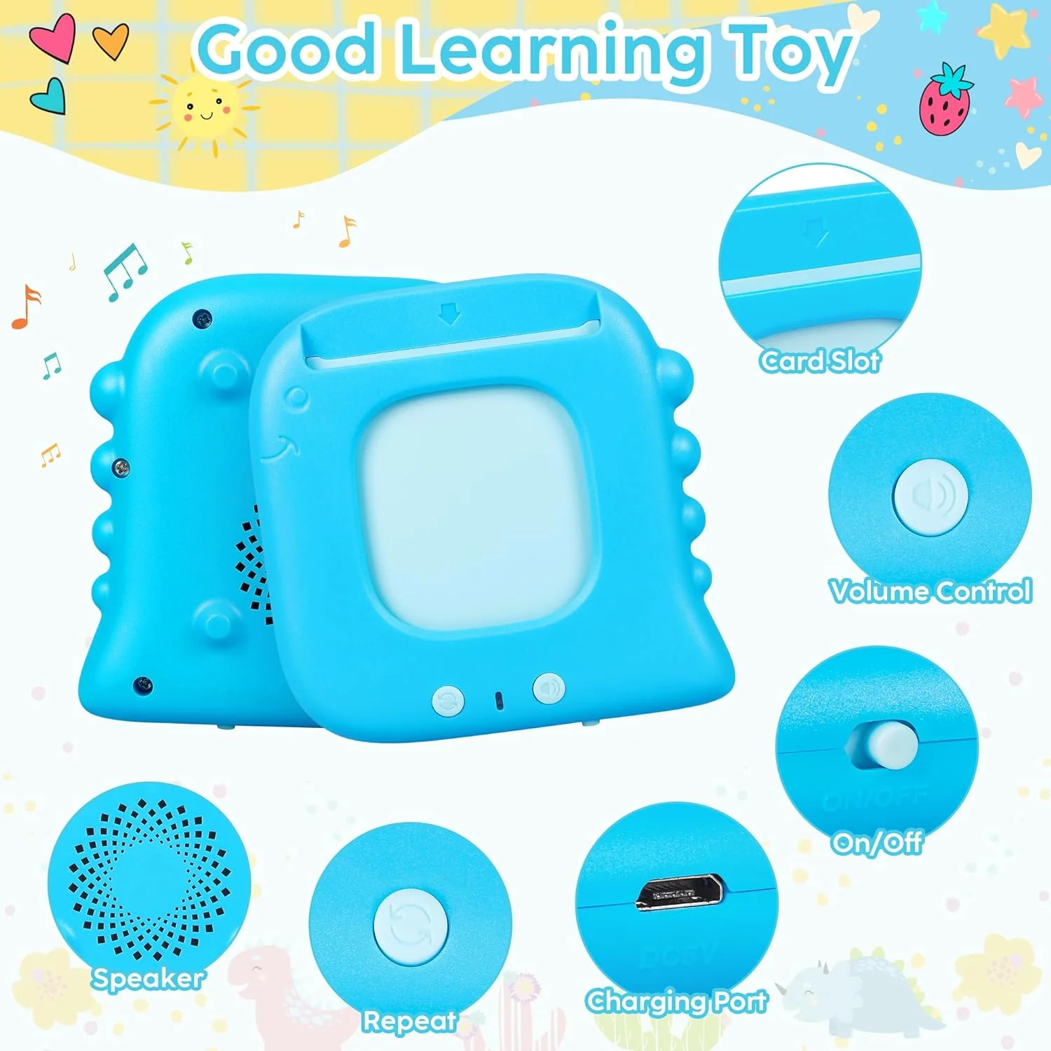 Talking Educational Toys Flash Card Machine With 224 Sight Words - Image 8