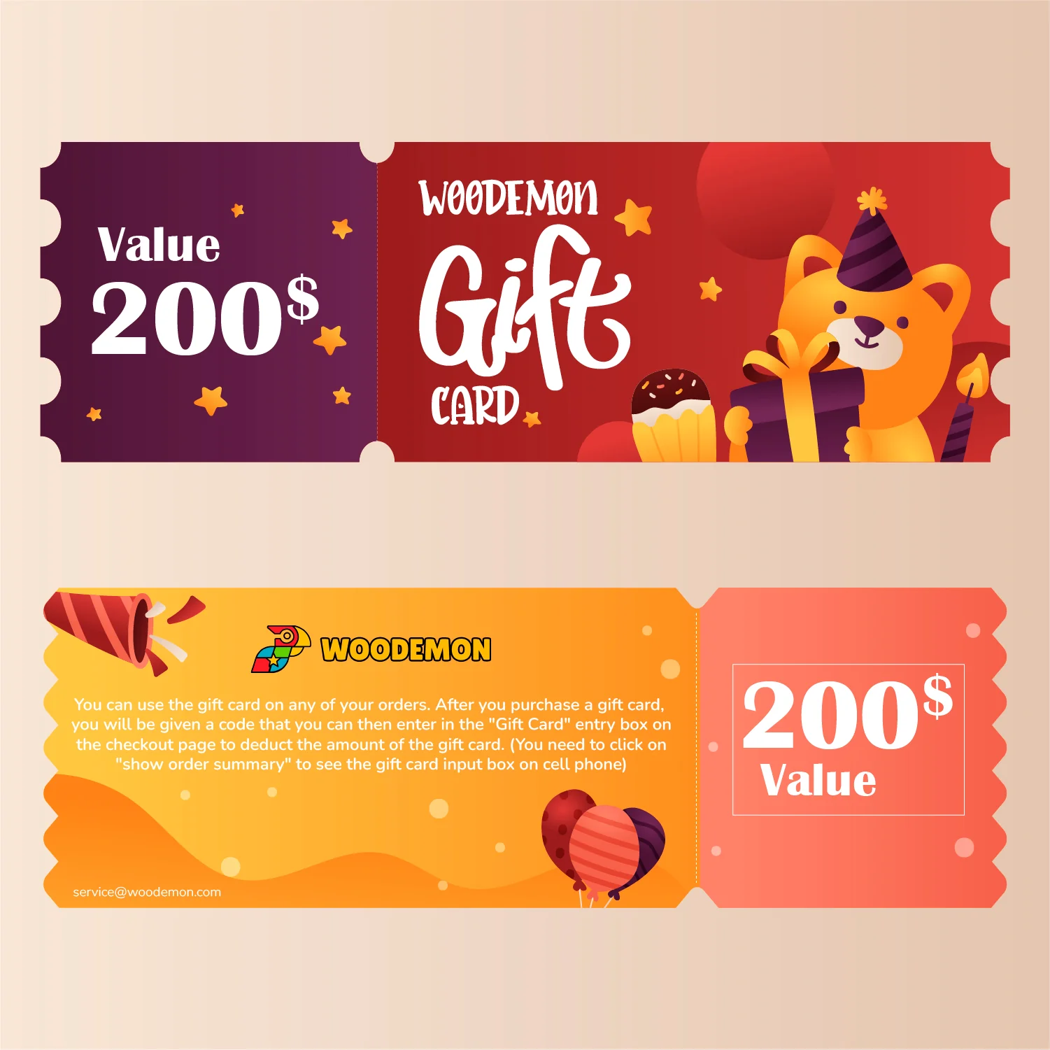Woodemon Gift Card - Image 2