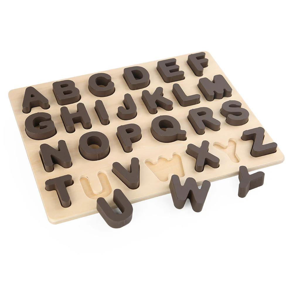 Wooden Alphabet Puzzle With 18 Word Cards - Image 6