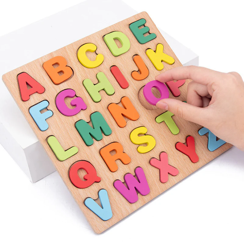 Wooden Alphabet and Number Puzzle - Image 3