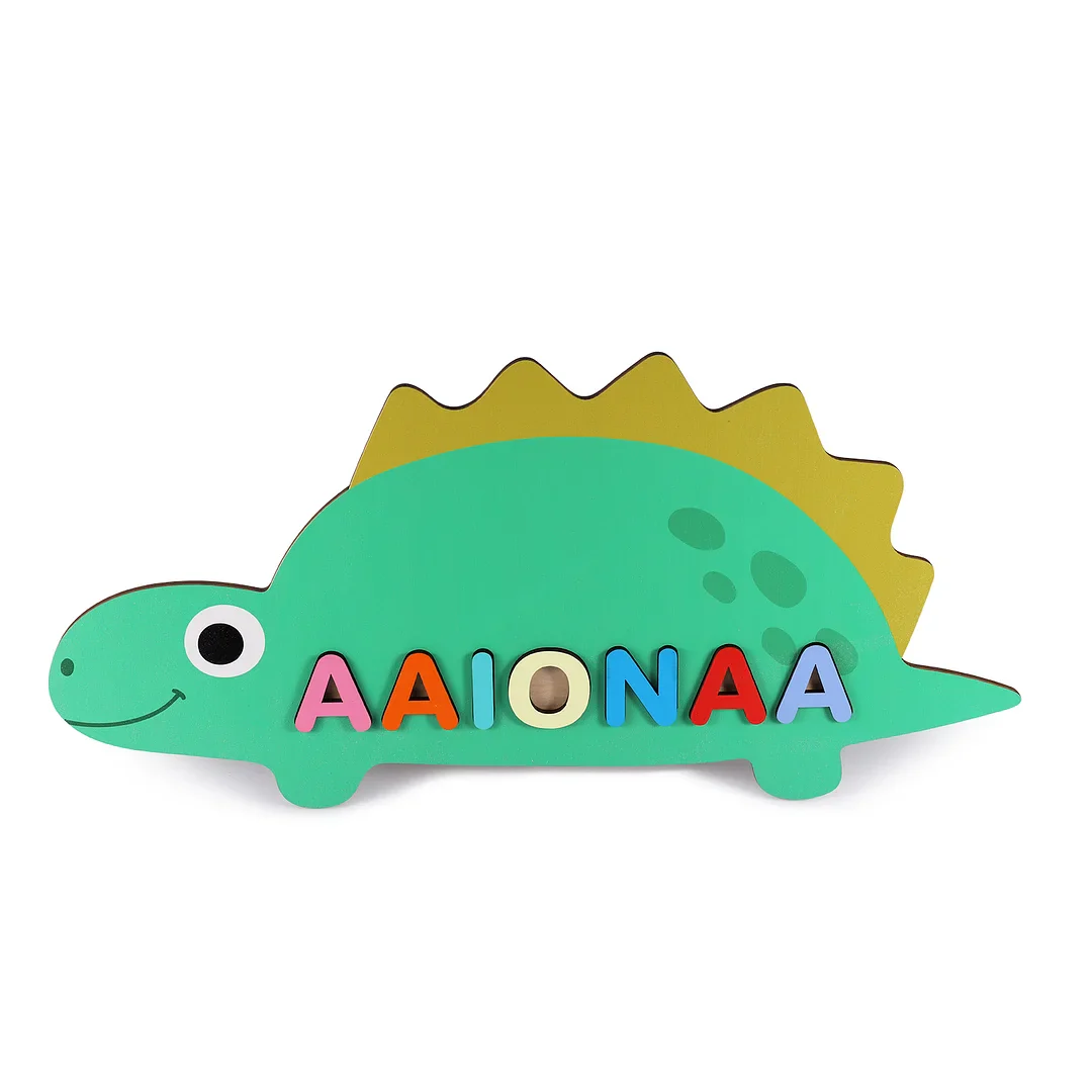 Wooden Cartoon Baby Name Puzzle - Image 6