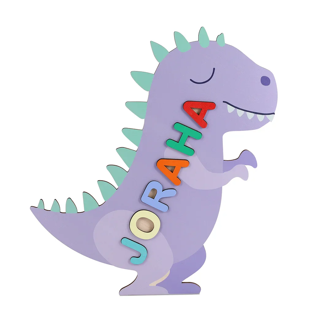 Wooden Cartoon Baby Name Puzzle - Image 6