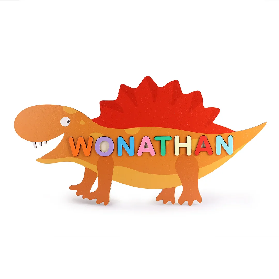 Wooden Cartoon Baby Name Puzzle - Image 6