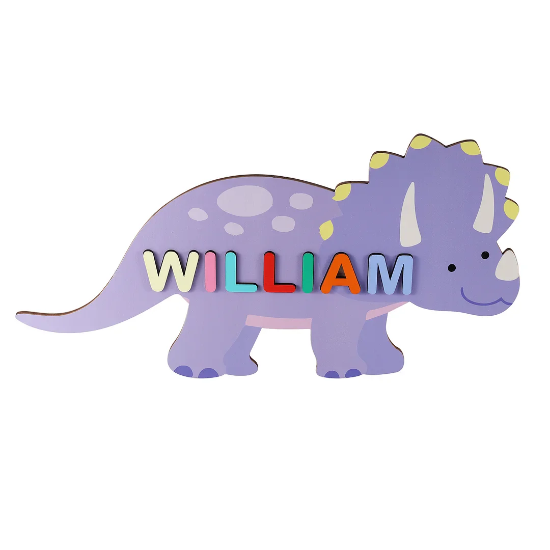 Wooden Cartoon Baby Name Puzzle - Image 6