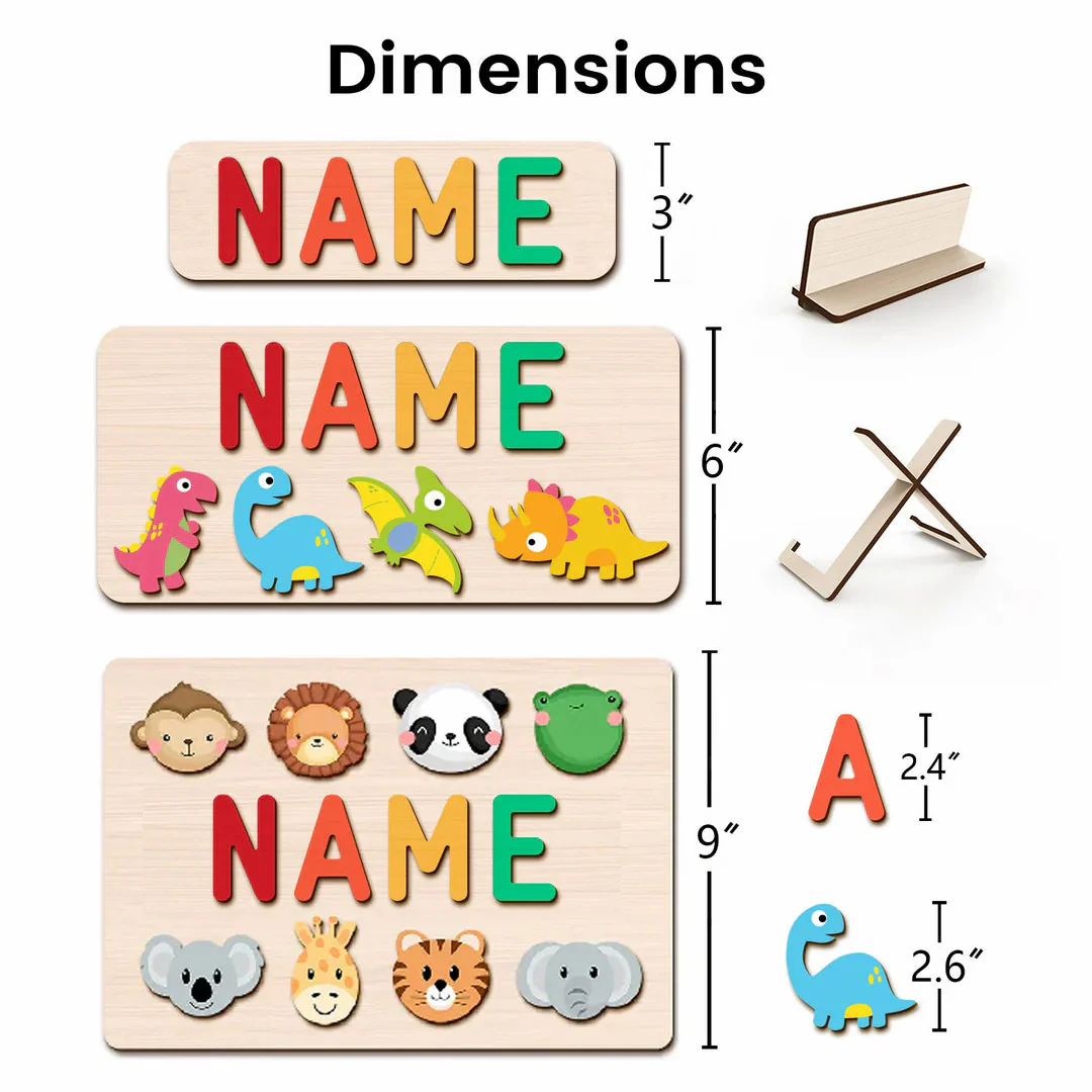 Personalized Wooden Name Puzzle - Image 11