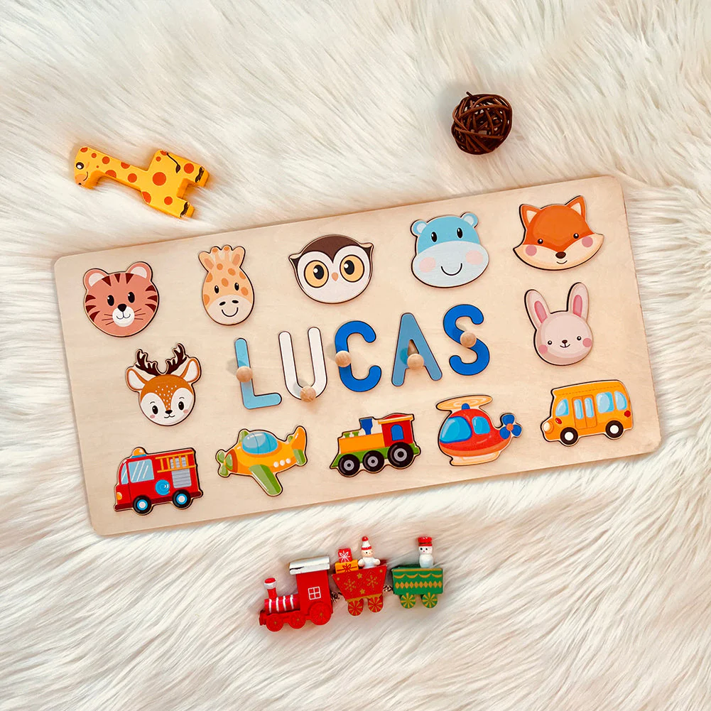Personalized Wooden Name Puzzle - Image 4