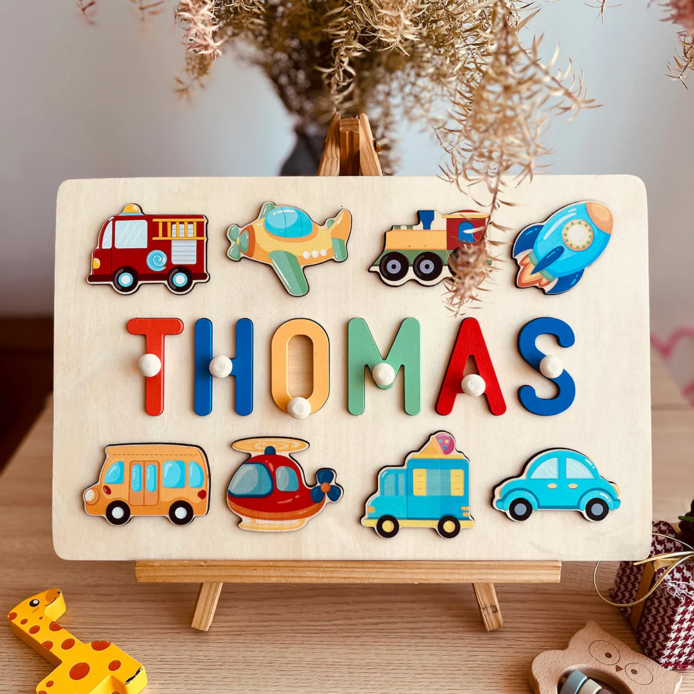 Personalized Wooden Name Puzzle - Image 5